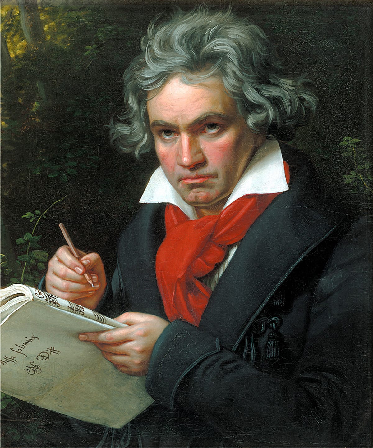 Chân dung Ludwig van Beethoven, tranh của Joseph Karl Stieler (1820)
